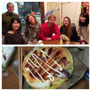 Okonomiyaki Party at Matsumoto BackPackers